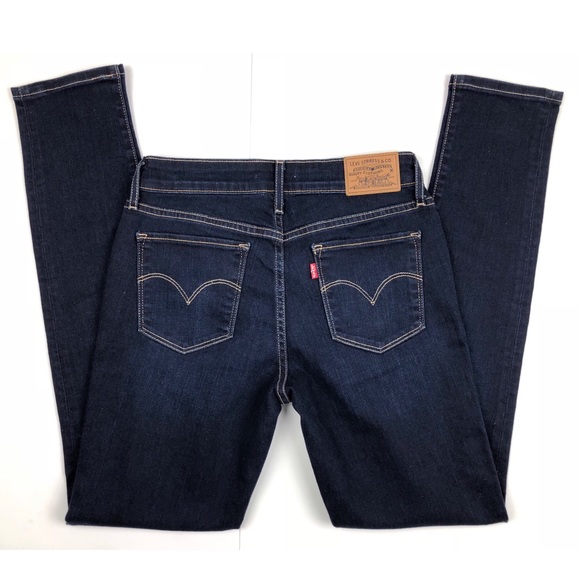 Big E Levi's X Women's Blue 711 Skinny Jeans - Picture 7 of 8